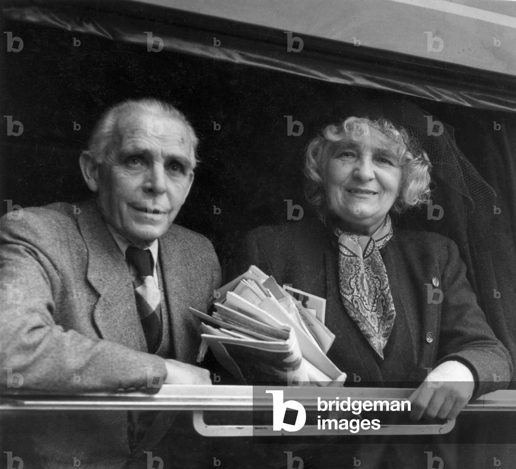 Willem Van Hoogstraten, Dutch conductor and Ely Ney German pianist