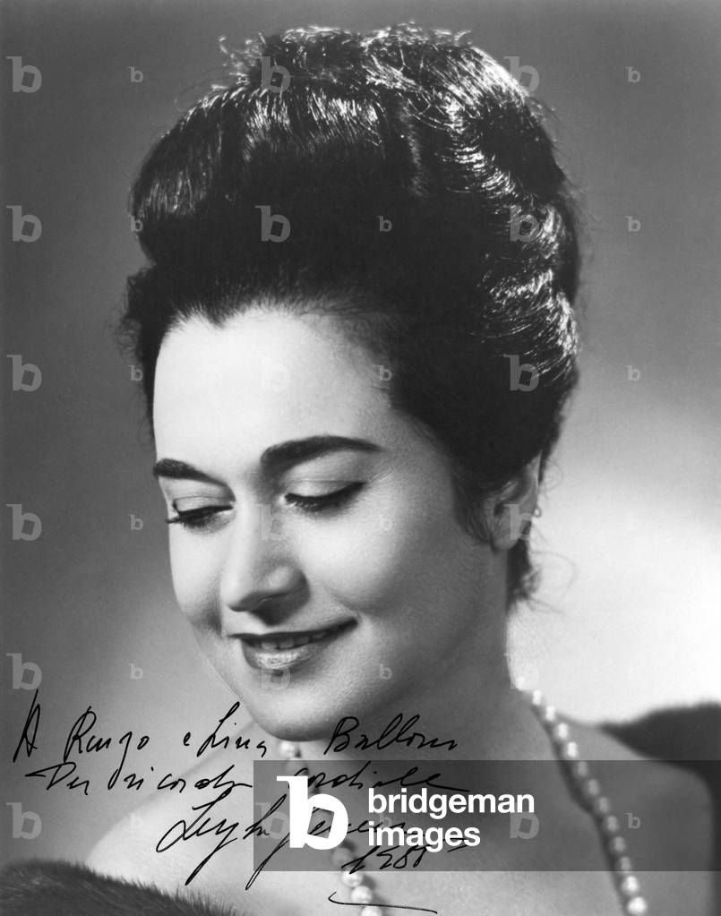 Leyla Gencer. Turkish soprano ( 1924 - )