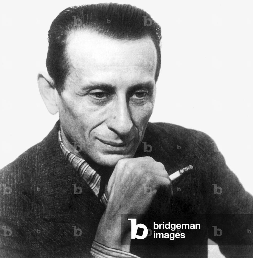 Alexandre Tansman (born Aleksander Tansman) with cigarette  -Polish-born French composer and virtuoso pianist