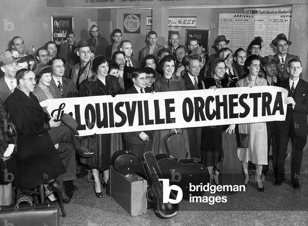 Louisville Orchestra on tour 1950