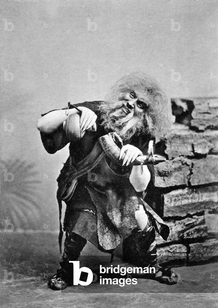 Albert Reiss German tenor as Mime im Siegfried (b/w photo)