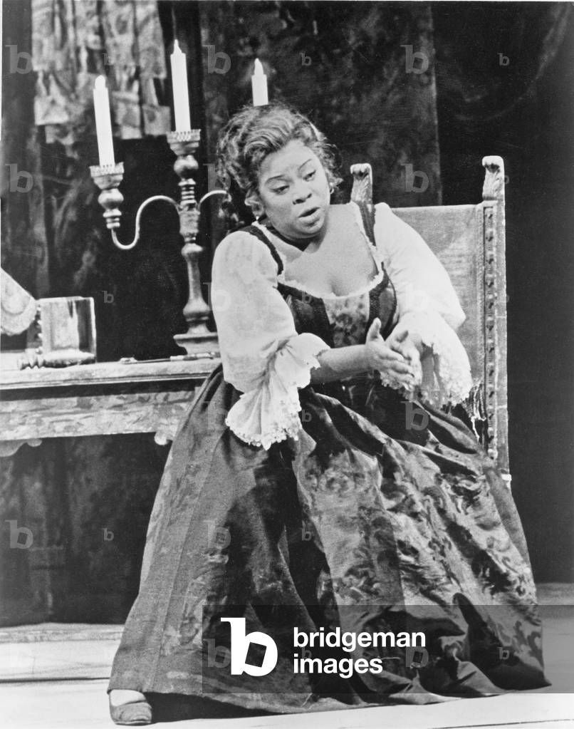 Martina Arroyo as Gioconda in La Gioconda - opera by Amilcare Ponchielli. American soprano, 2 February 1937 -. AP: Italian composer, 31 August 1834 - 17 January 1886.