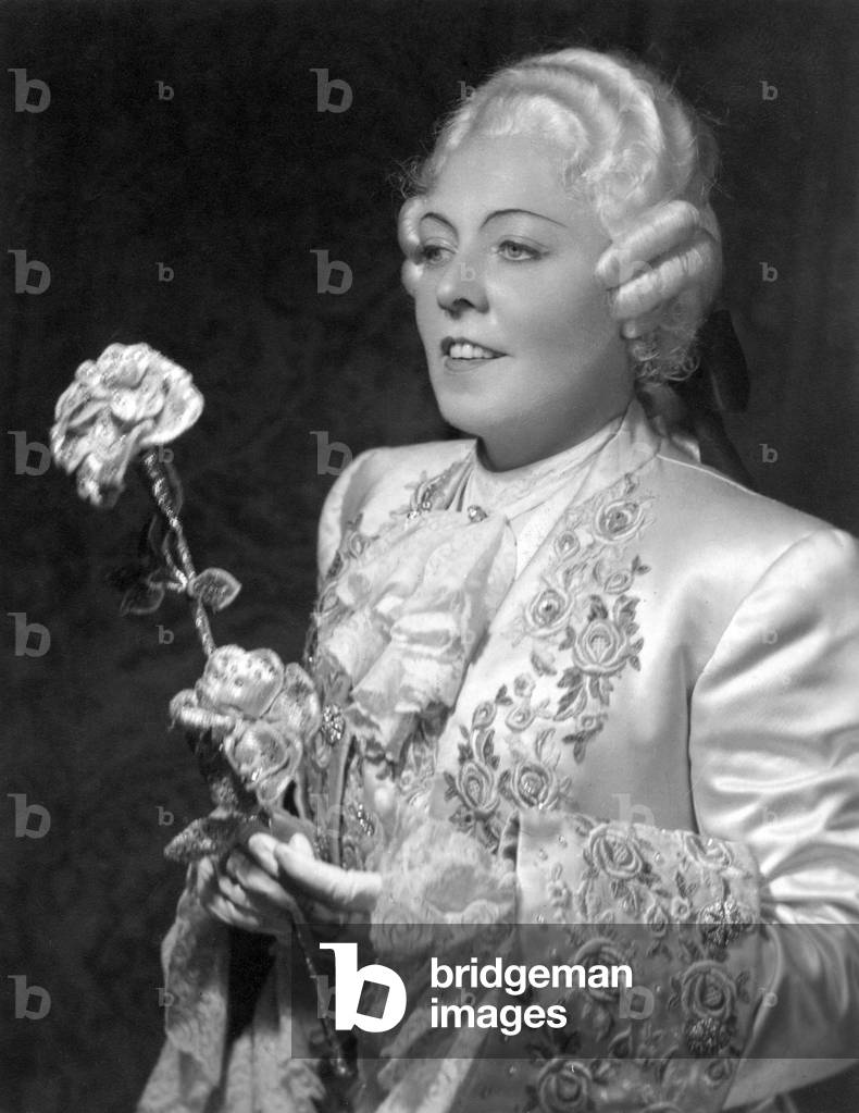 Elisabeth Hongen German mezzo soprano as Octavian in Rosenkavalier - opera by Richard Strauss.