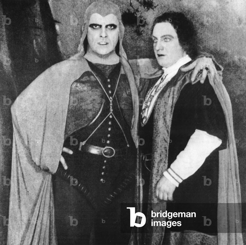 Michael Bohnen, German bass baritone & Richard   auber, Austrian tenor in Faust