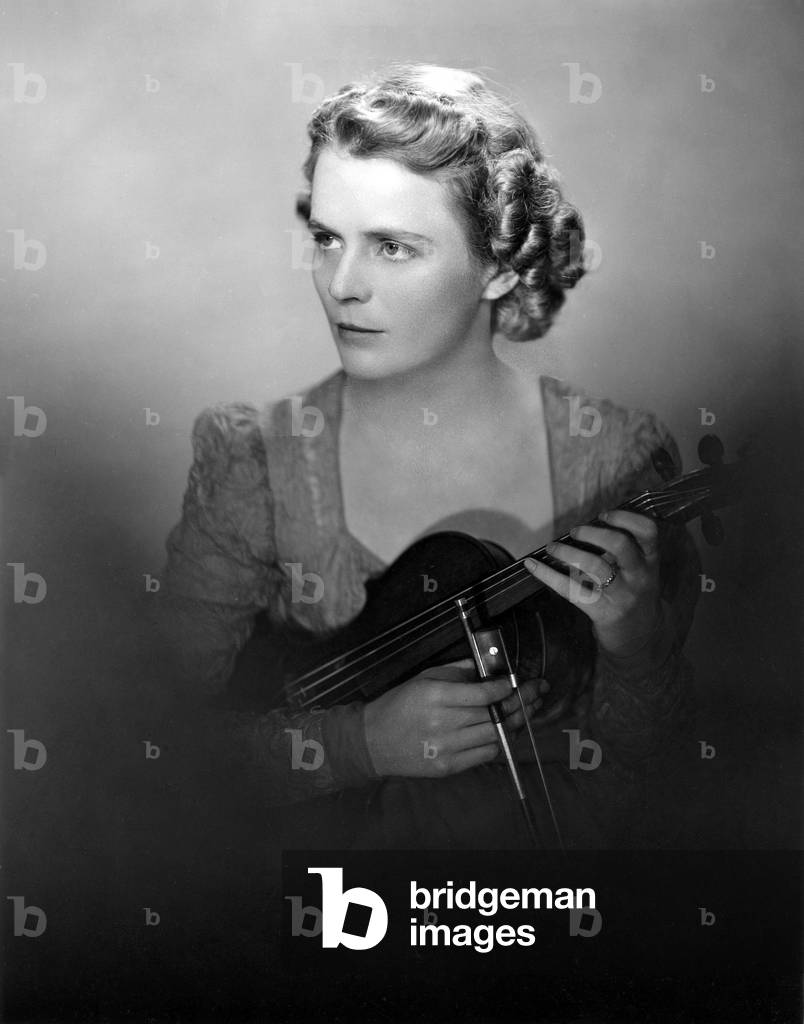 Frances Brockman Lanier, American violinist & educationist, 1940