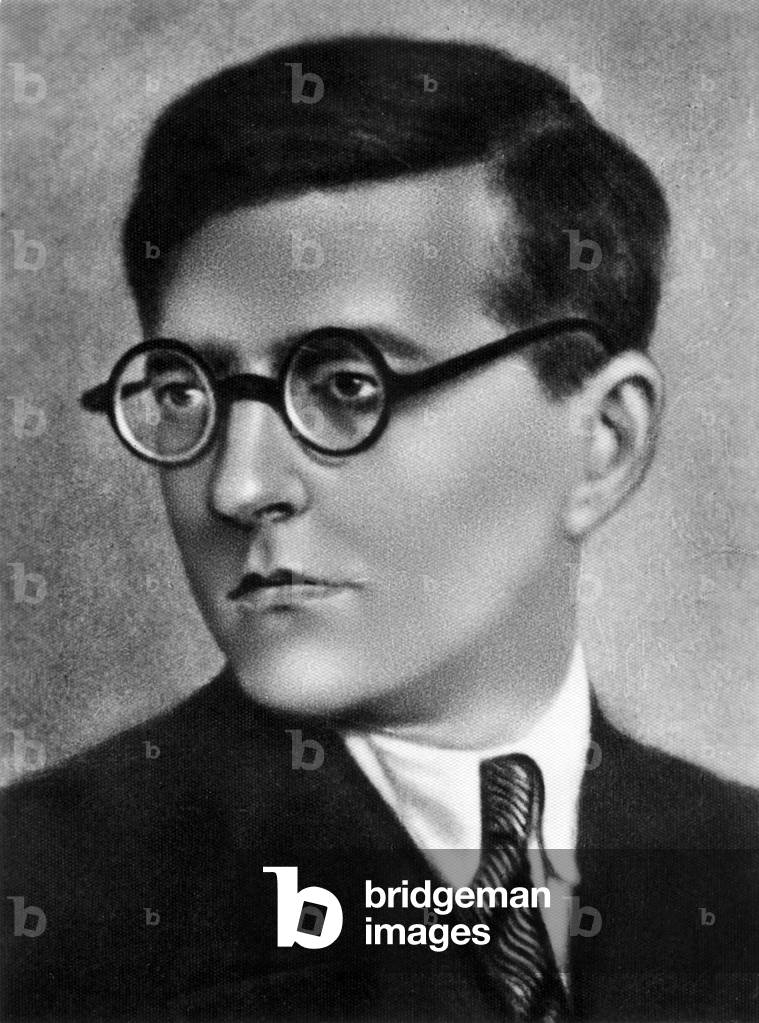 Dmitri Shostakovich (25 September 1906 - 9 August 1975), Russian composer and pianist