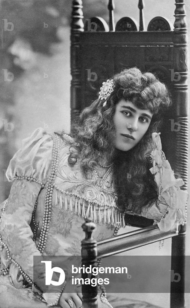 Emma Abbott - portrait of American soprano and impresario, 9  December 1850 - 5  January  1891