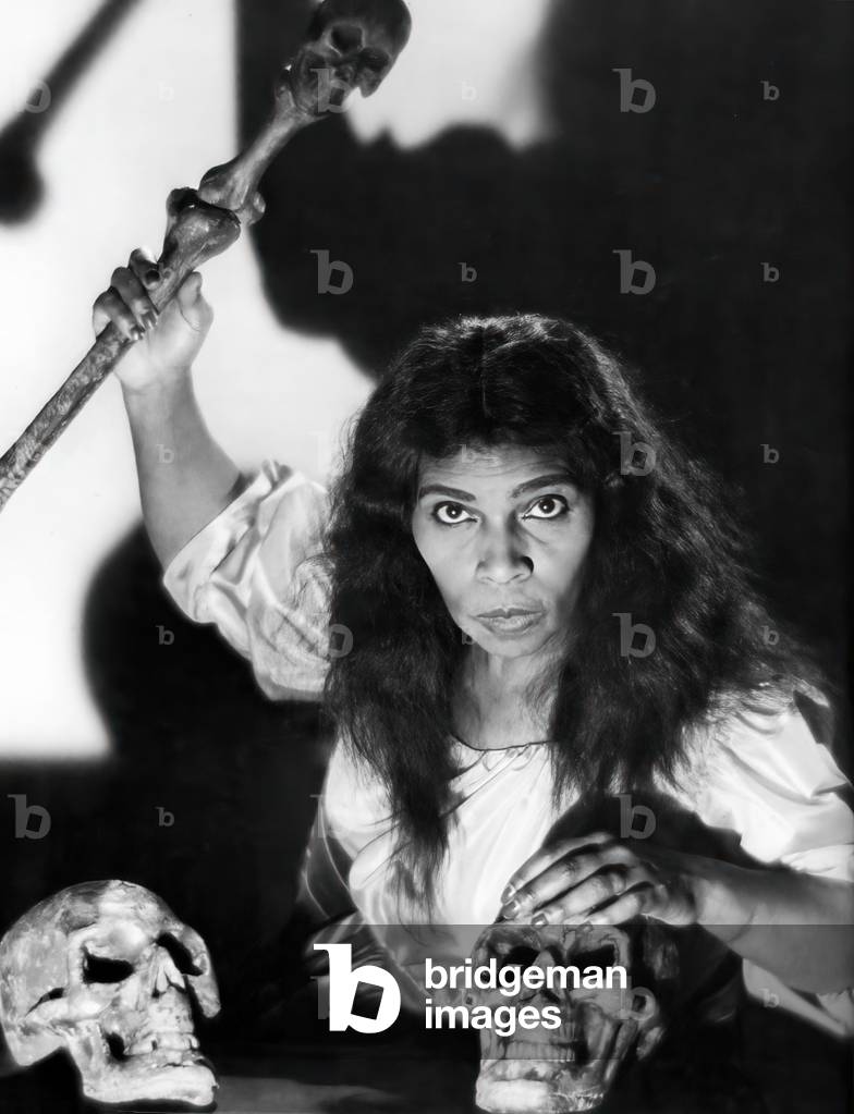 Marian Anderson American contralto as Ulrica (b/w photo)