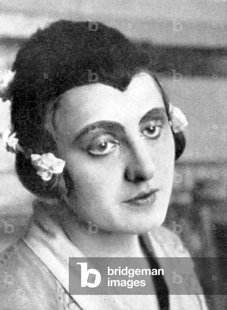 Marie-Louise Schilp, German contralto, as Suzuki in Madama Butterfly