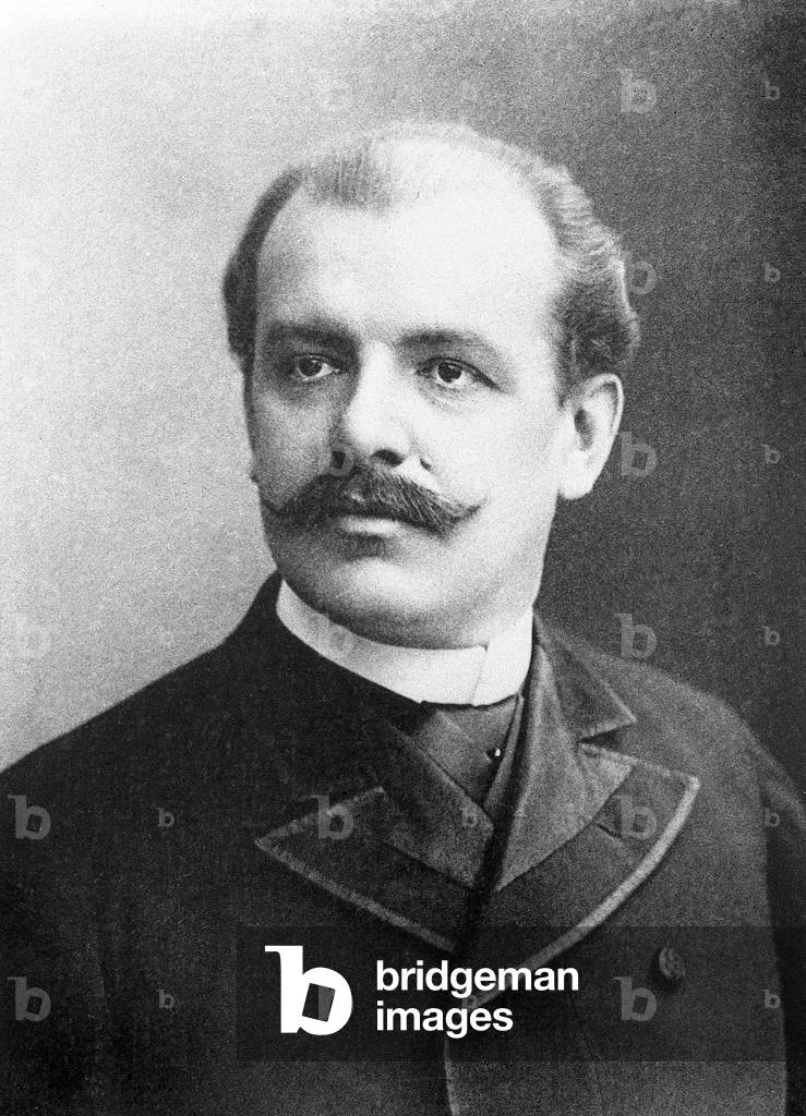 Jean de Reszke. Portrait photograph. Polish tenor 14 January 1850 - 3 April 1925