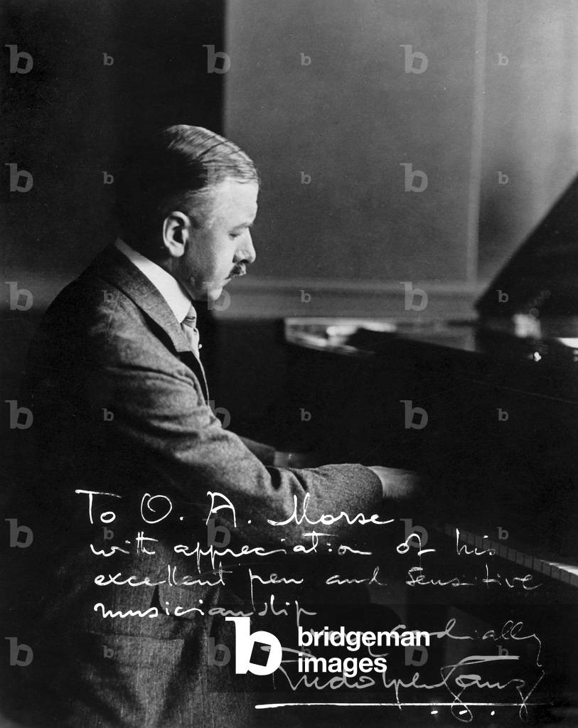 Rudolf Ganz, Swiss pianist, conductor & composer, 1920