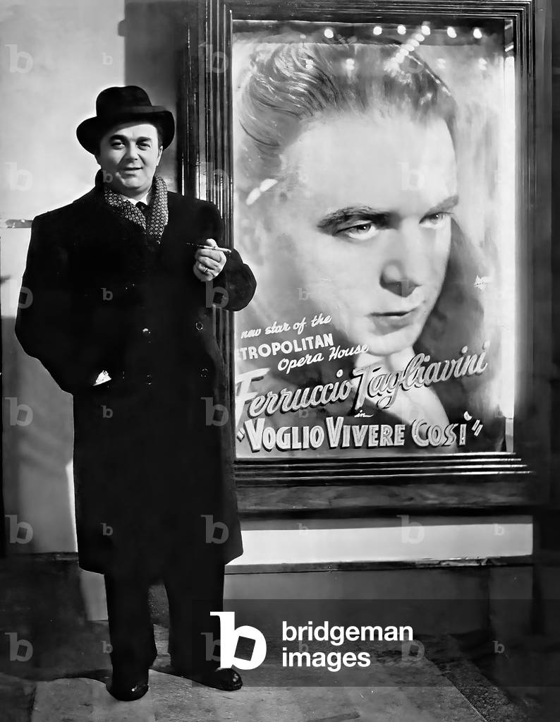 Ferruccio Tagliavini, Italian tenor (b/w photo)
