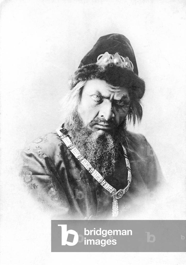 Feodor Chaliapin, Russian bass, as Ivan the terrible in the Maid of Pskov