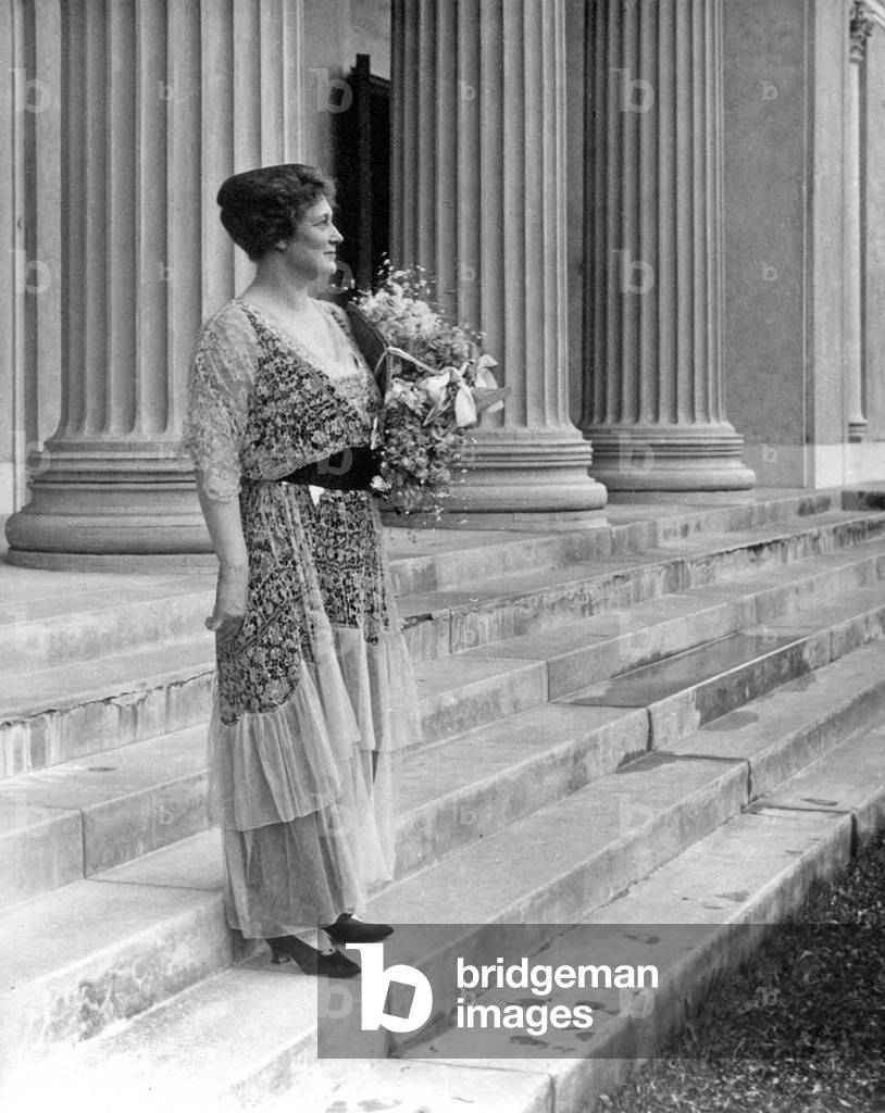 Olive Fremstad. Photograph of the Swedish / American Soprano. Née Olivia Rundquist. 14th March 1871 - 21st April 1951.