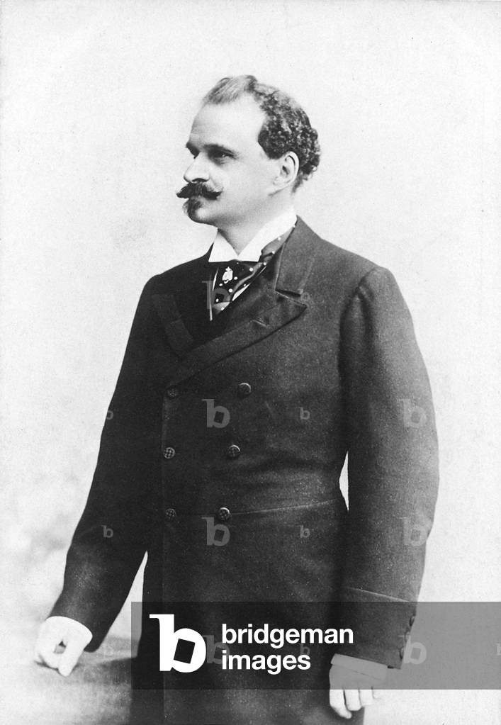 Eduard Strauss - portrait. Austrian composer, 15 March 1835 - 28 December 1916.