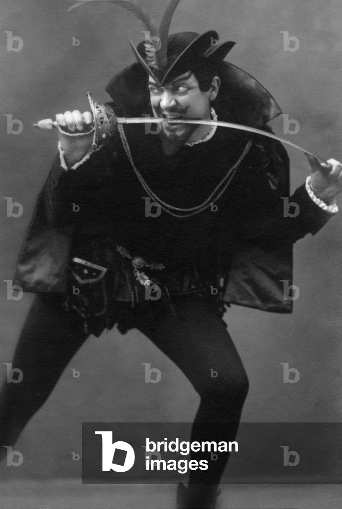 Paul Blancard, French bass as Mephistopheles in Faust