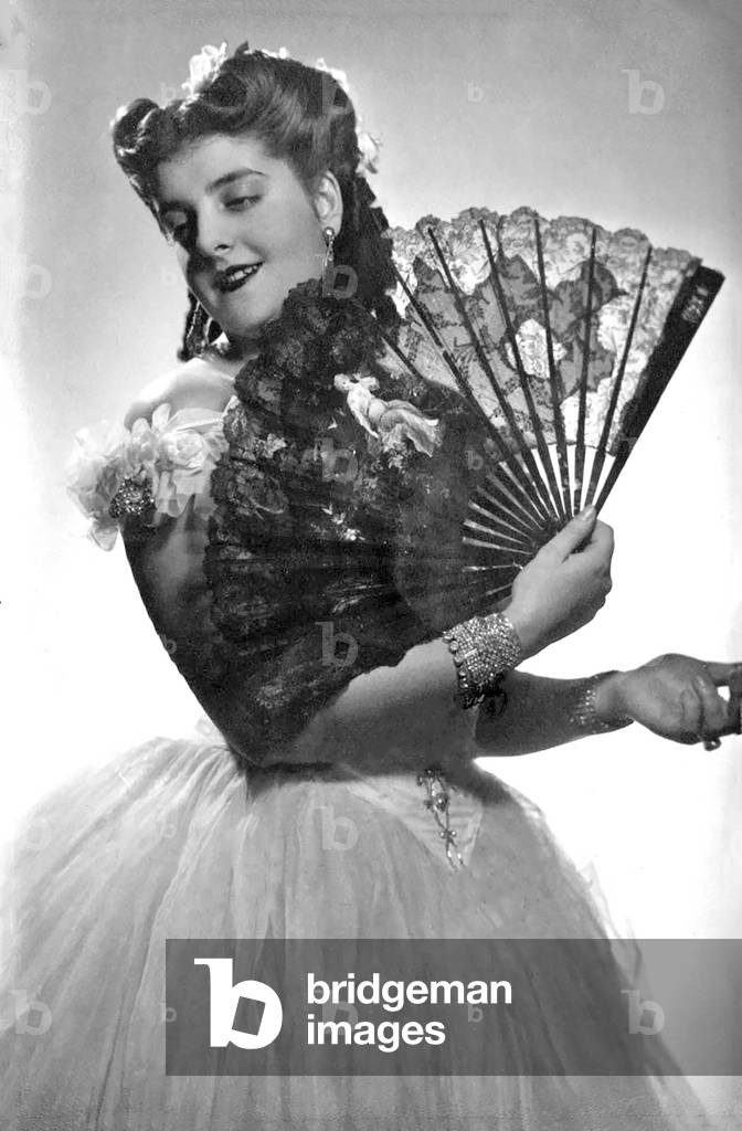 Delia Rigel, Argentine soprano 1945