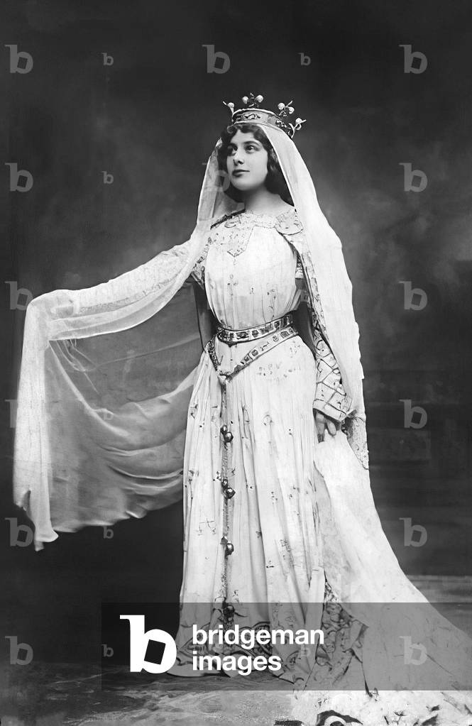 Geraldine Farrar American soprano (b/w photo)