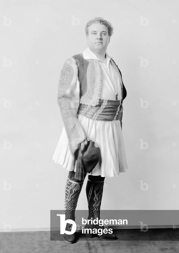 Alfred Piccaver, Englishborn tenor, as Enzo in Gioconda (b/w photo)