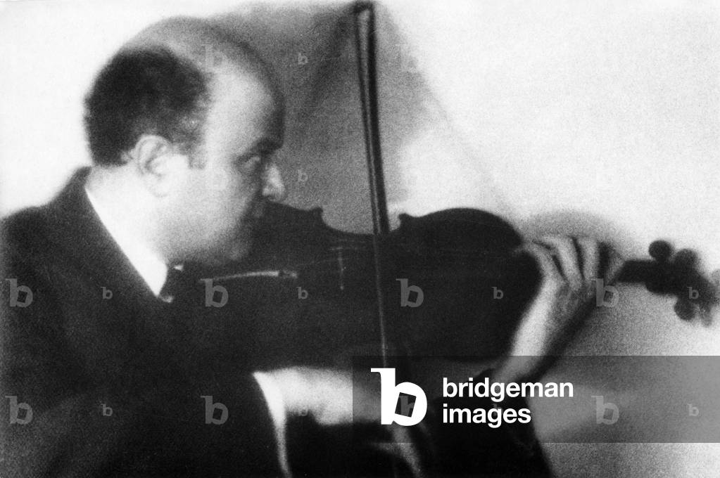 Myron Polyakin - portrait of Ukrainian violinist, February 1895  - 2  May  1941