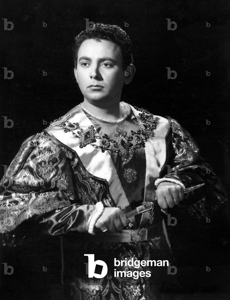 Georges Liccioni, French tenor as Romeo in Charles Gounod 's Romeo et Juliette.