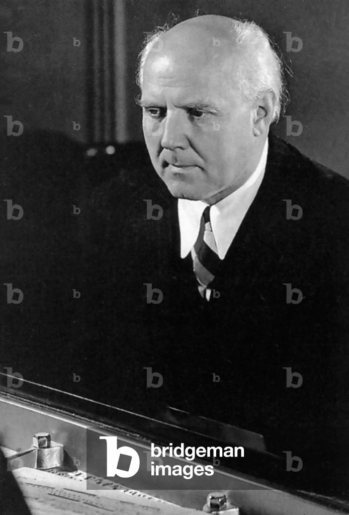 Walter Gieseking, French born German pianist