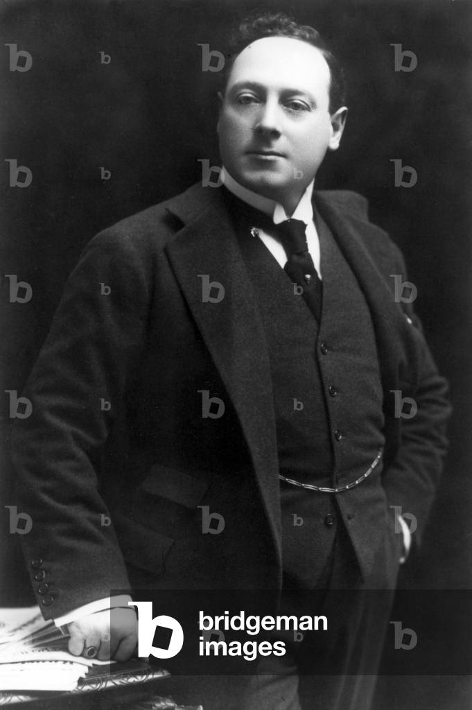 Giuseppe De Luca - portrait of Italian baritone, c.  1915.