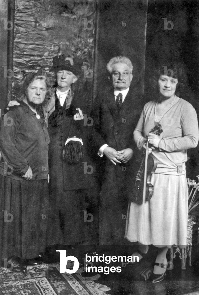 Fanny Davies, Rosa Newmarch, Leos Janacek, Adila Fachiri, 1926