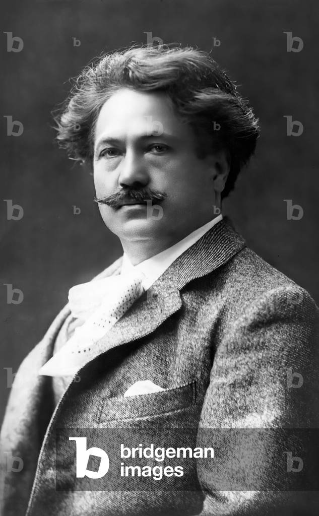 Frantisek Ondricek,  Czech violinist,  (b/w photo)