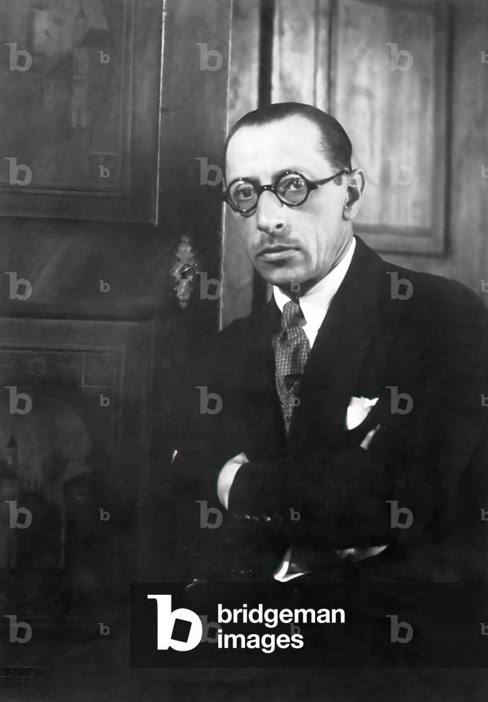 Igor Stravinsky, Composer,  (b/w photo)