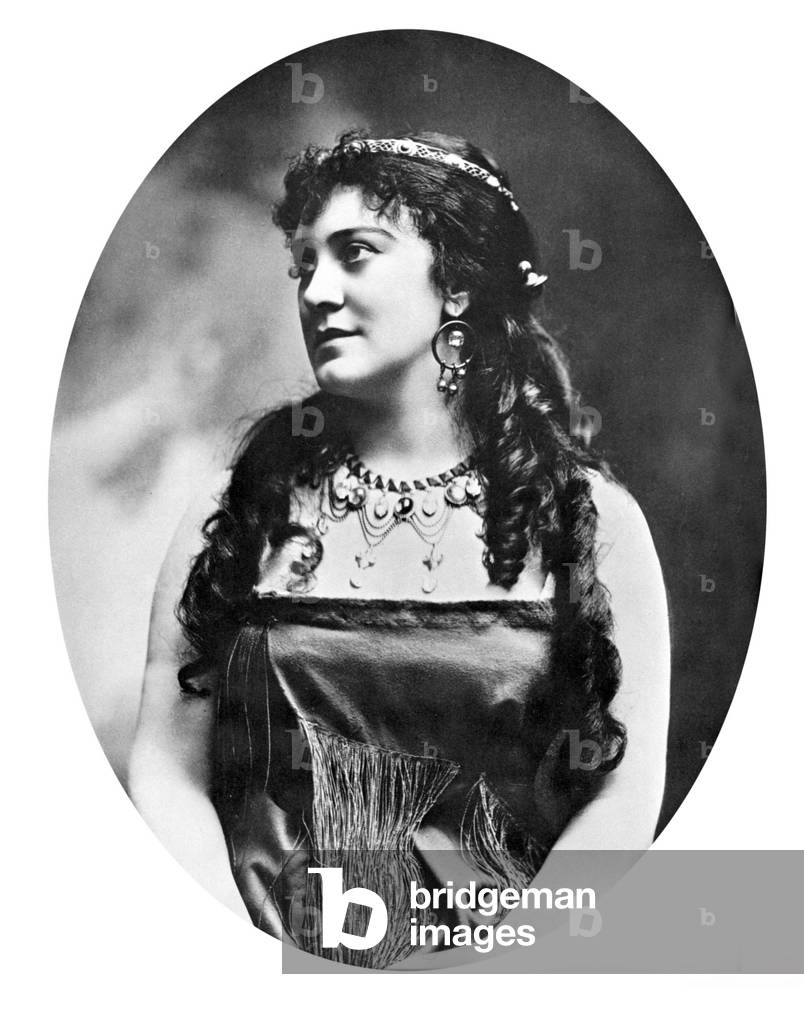 Lillian Nordica, American soprano, in the title role of Aida
