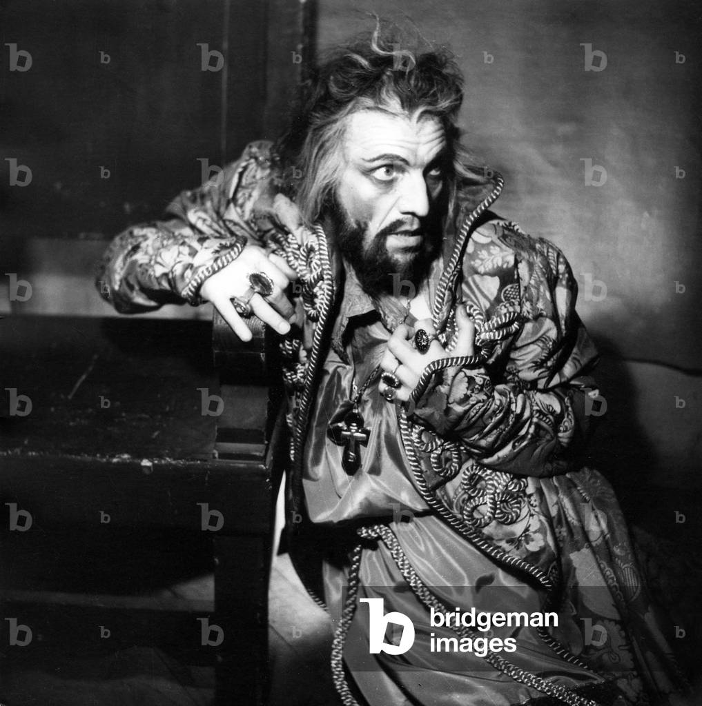 Andre Pernet, French bass-baritone, as Boris in the opera 'Boris Godunov' by Modest Mussorgsky