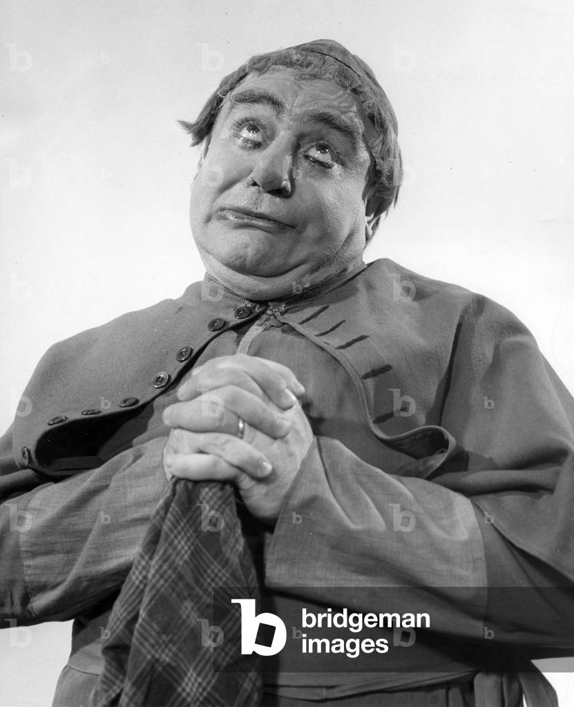Melchiorre Luise , Italian bass baritone as the Sacristan in Tosca - opera by Giacomo Puccini