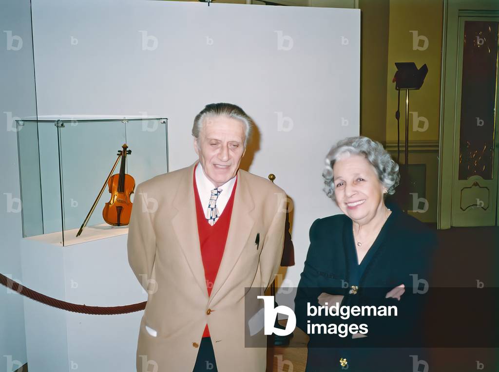 Franco Rossi & Elisa Pegreffi-Borciani of the Quartetto Italiano, 1995 (photo)