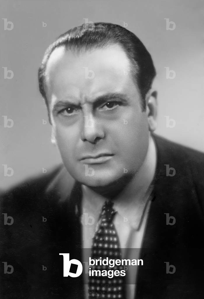 Luigi Montesanto, Italian baritone (b/w photo)