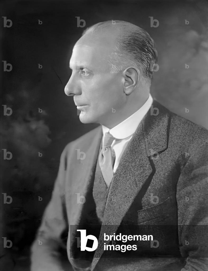 Bernardino Molinari, Italian conductor (b/w photo)