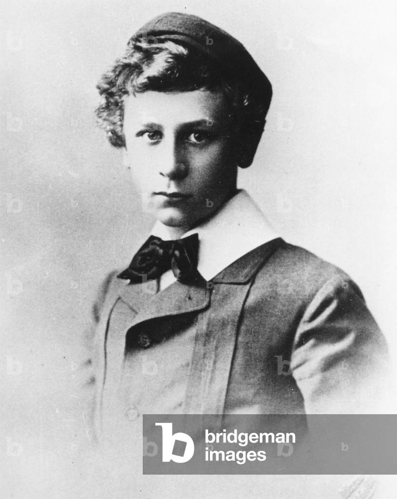 Percy Grainger (8 July 1882 - 20 February 1961), Australian pianist and composer, aged 13