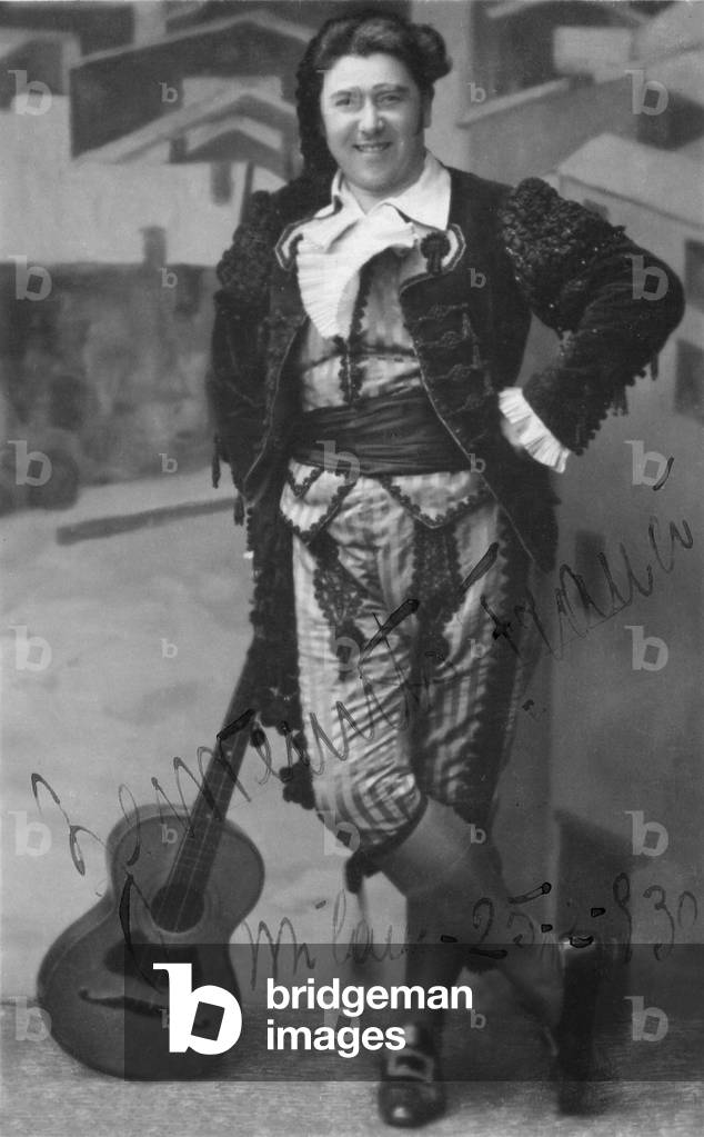 Benvenuto Franci as Figaro - signed photograph.