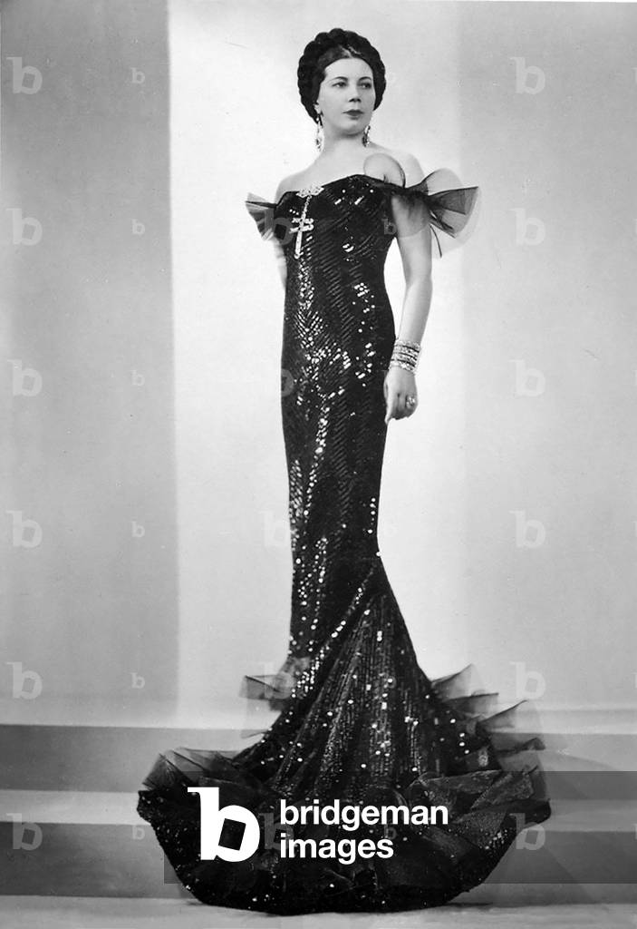 Gianna Pederzini, Italian mezzo-soprano, in Fedora