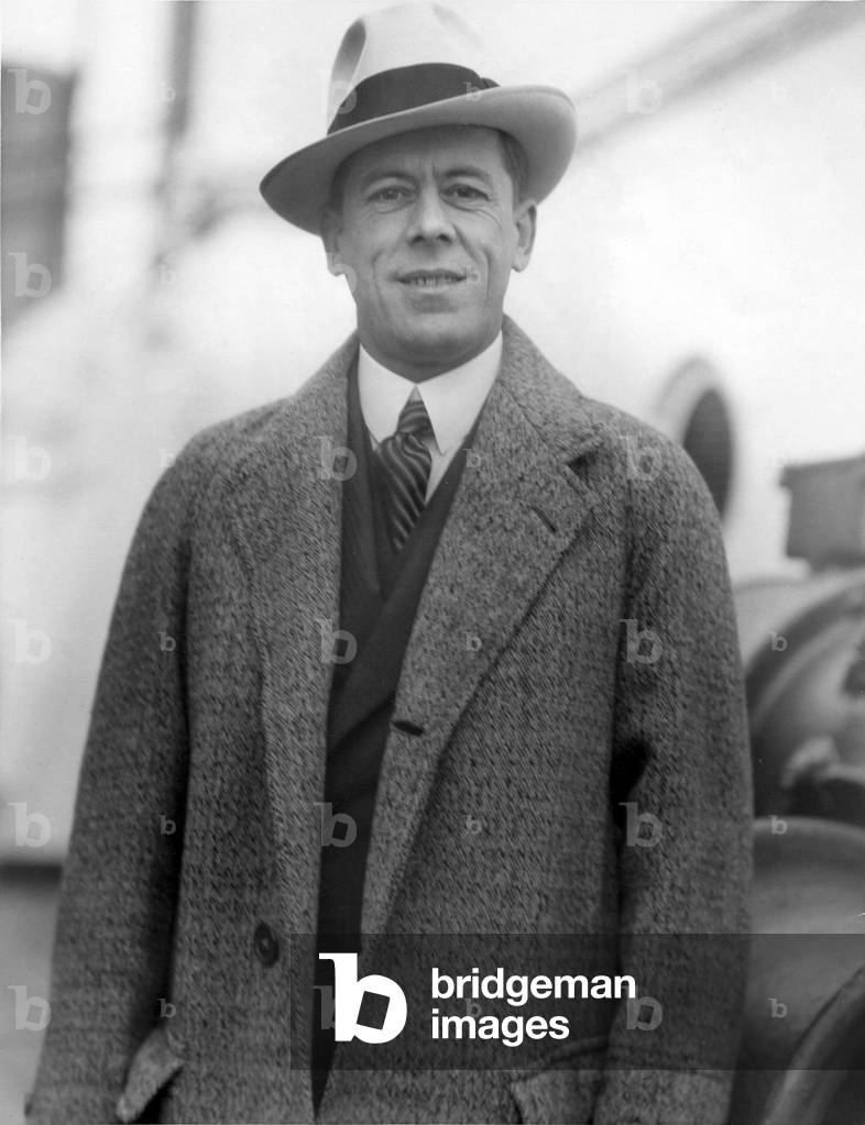 John Amadio. Portait photograph of the Australian flautist (1893-1964).