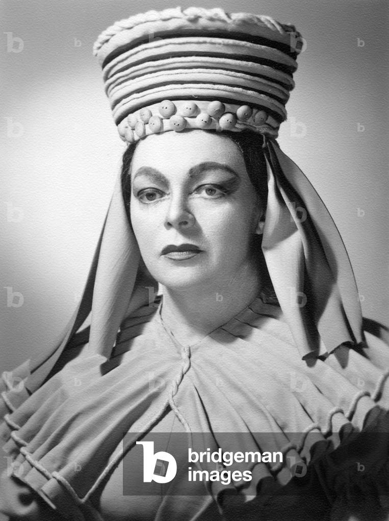 Martha Modl, German mezzo-soprano, as Jocasta in Oedipus Rex by Igor Stravinsky 1951  Martha Modl: 22 March 1912, Nuremberg - 17 December 2001, Stuttgart