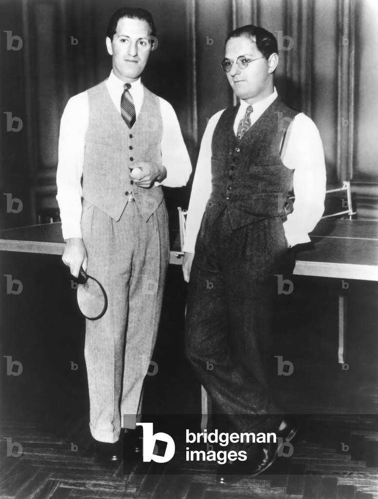George & Ira Gershwin, American composer & lyricist 1927