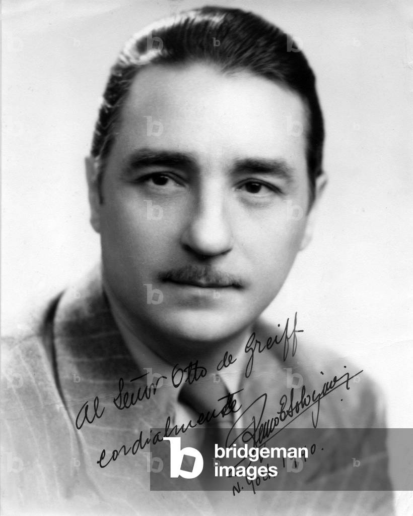Remo Bolognini,Argentine violinist, c. 1938, signed photograph