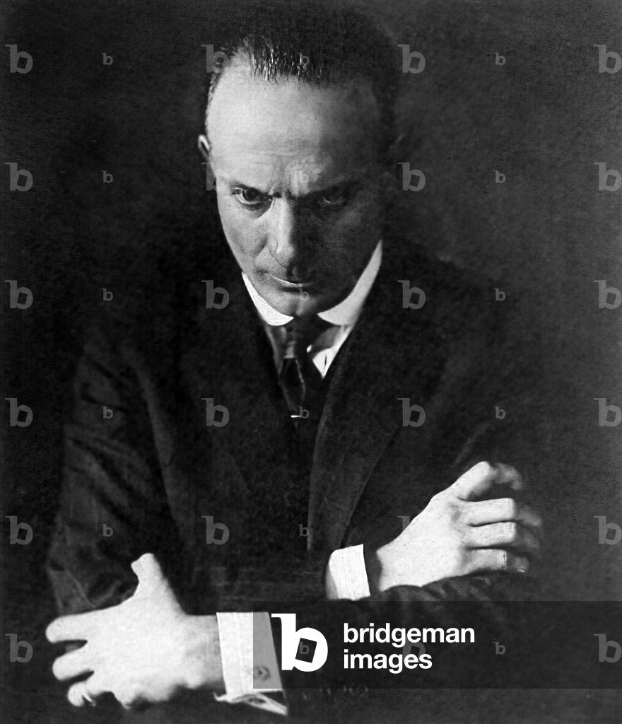 Bernardino Molinari, Italian conductor (b/w photo)