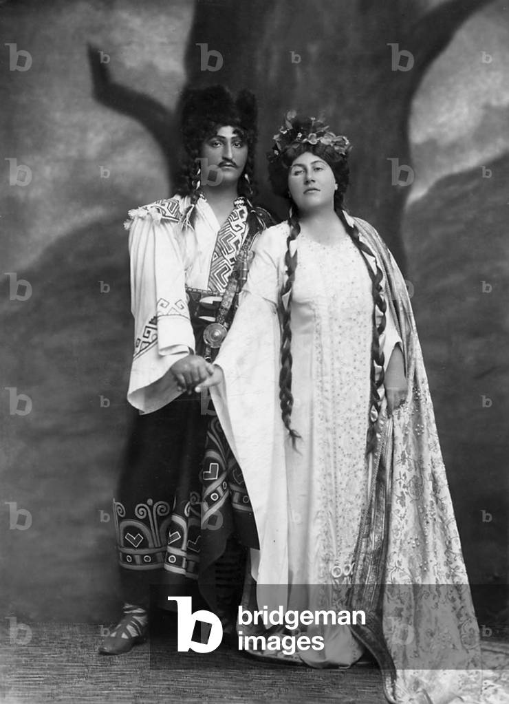 Dinh Gilly and Emmy Destinn in 'Libuse'