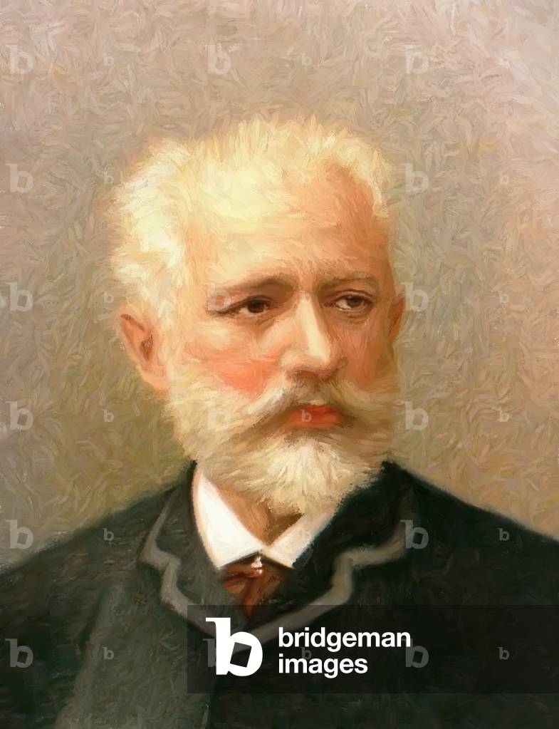 Pyotr Ilyich Tchaikovsky Russian composer by Richard Burch (painting)