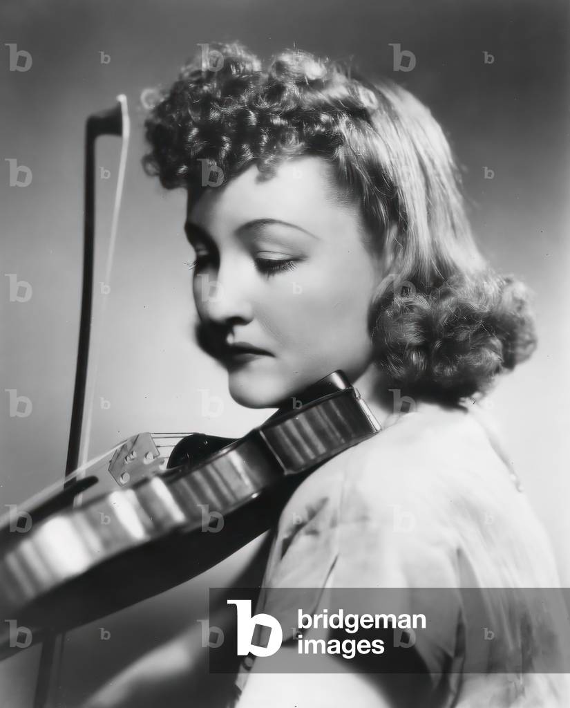 Ruth Posselt, American violinist, c.1945 (b/w photo)