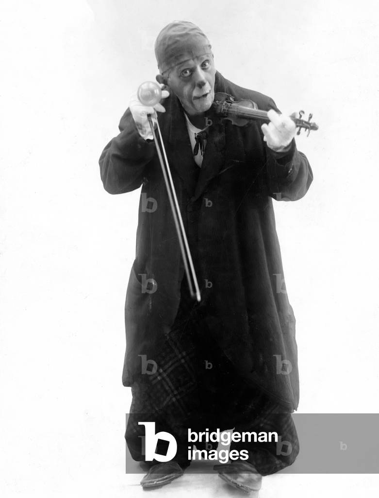 Grock (Adrien Wettach), Swiss musical clown- (b/w photo)