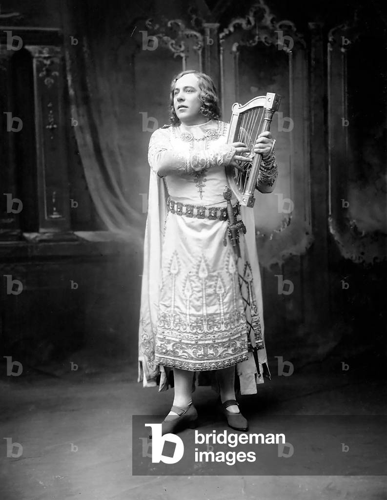Giovanni Zenatello, Italian tenor as Tannhauser 1910