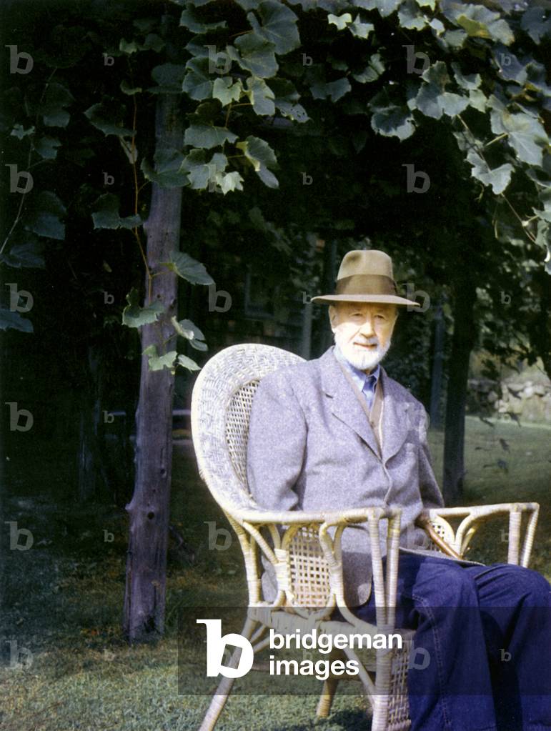 Charles Ives ( 1874 - 1954 ), American modernist composer 1950